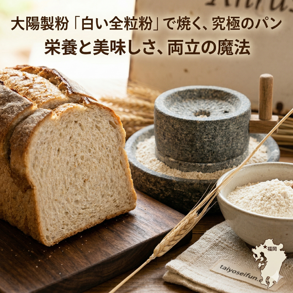 パン職人も唸る！大陽製粉「白い全粒粉」で、栄養と美味しさを両立させる魔法のレシピ