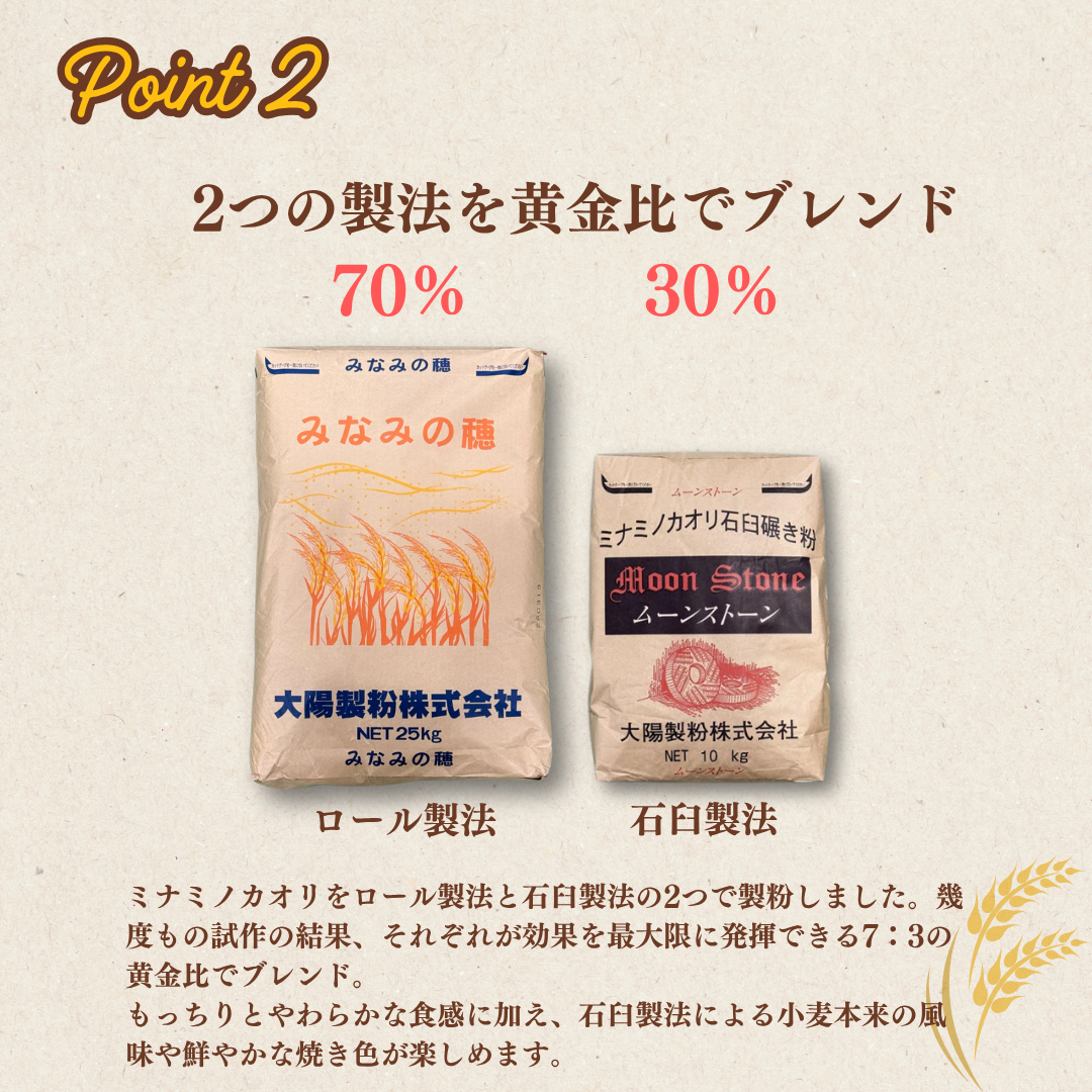 あなたもパン屋さん！　国内産強力粉　
