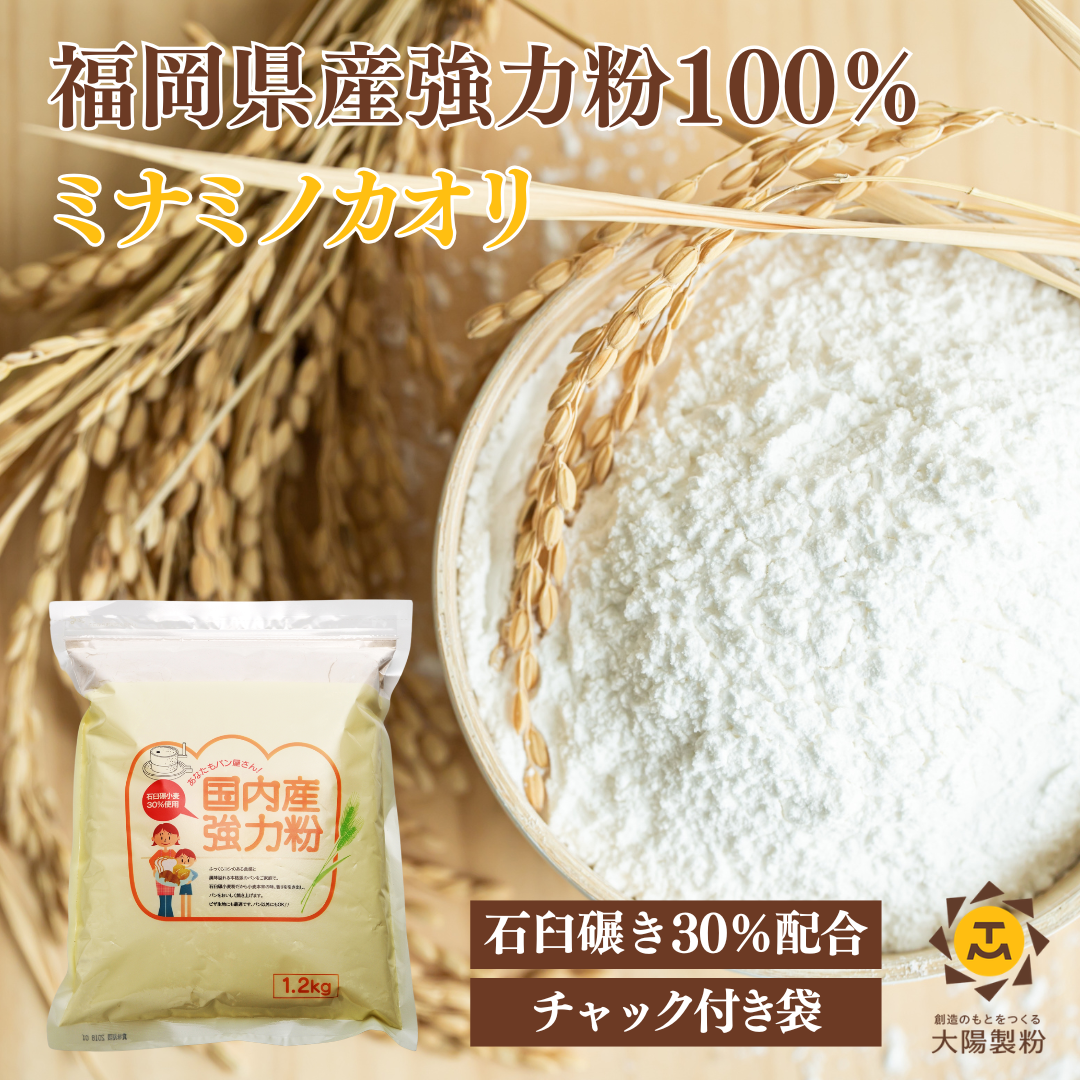 あなたもパン屋さん！　国内産強力粉　